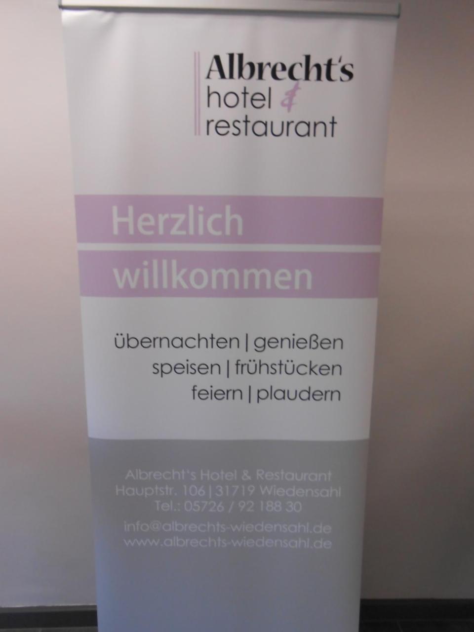 Albrecht's Hotel&Restaurant GmbH Wiedensahl Buitenkant foto